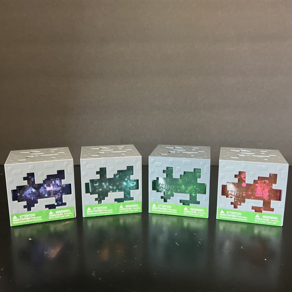 VIRAL NEW JELLY CUBES by Minecraft. NEW & SEALED 2026, FAST SHIPPING! Set Of 4